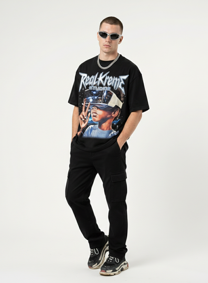 REALKREME T SHIRT SPIKBLUE