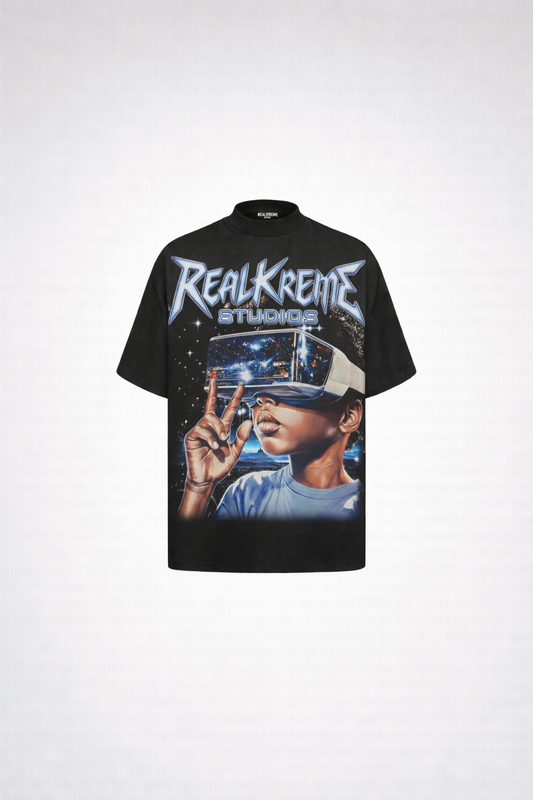 REALKREME T SHIRT SPIKBLUE