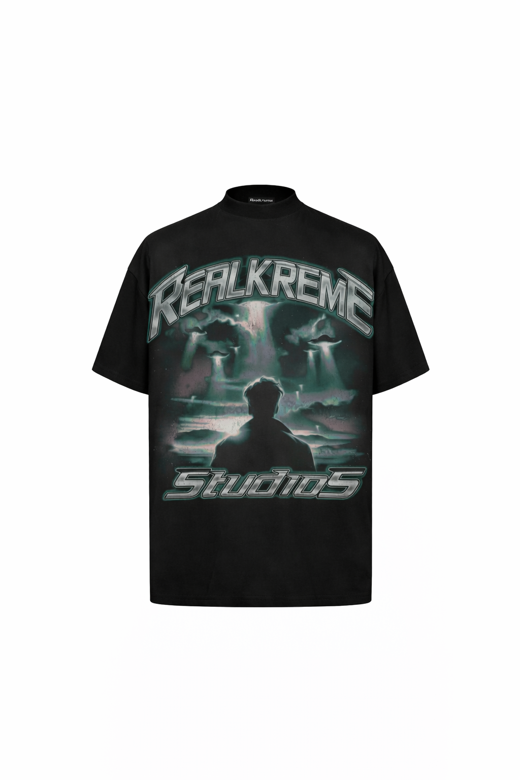 REALKREME T SHIRT BLACKURPLE